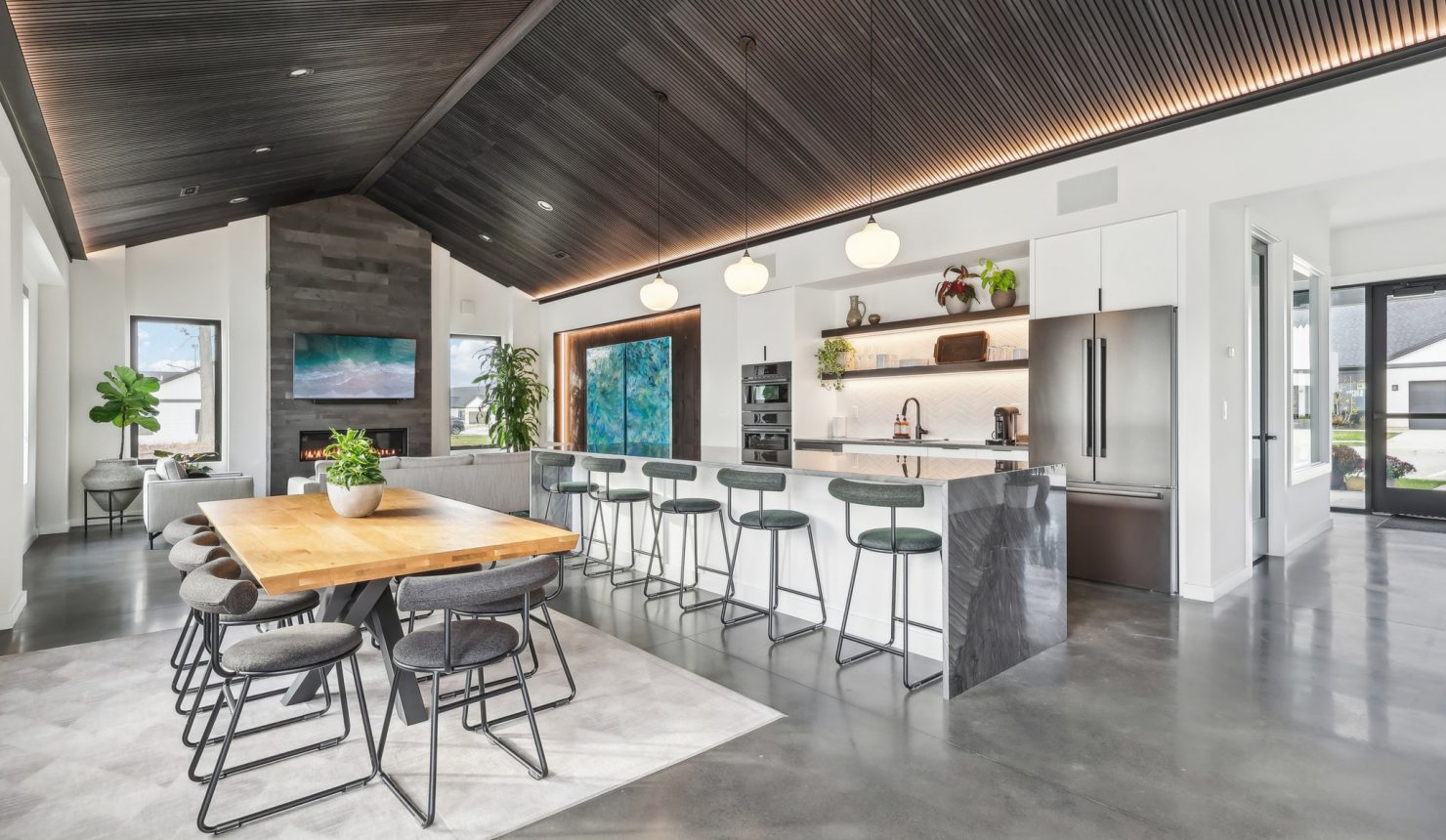 Additional Angled View of the Kitchen Area in the Club House