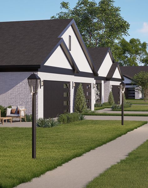 Angled Shot of One of the New Homes at Camden Woods