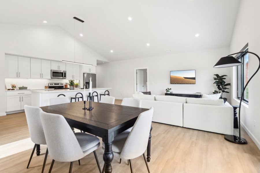 Beech Unit Dining Area, Looking Back Toward Kitchen and Living Room