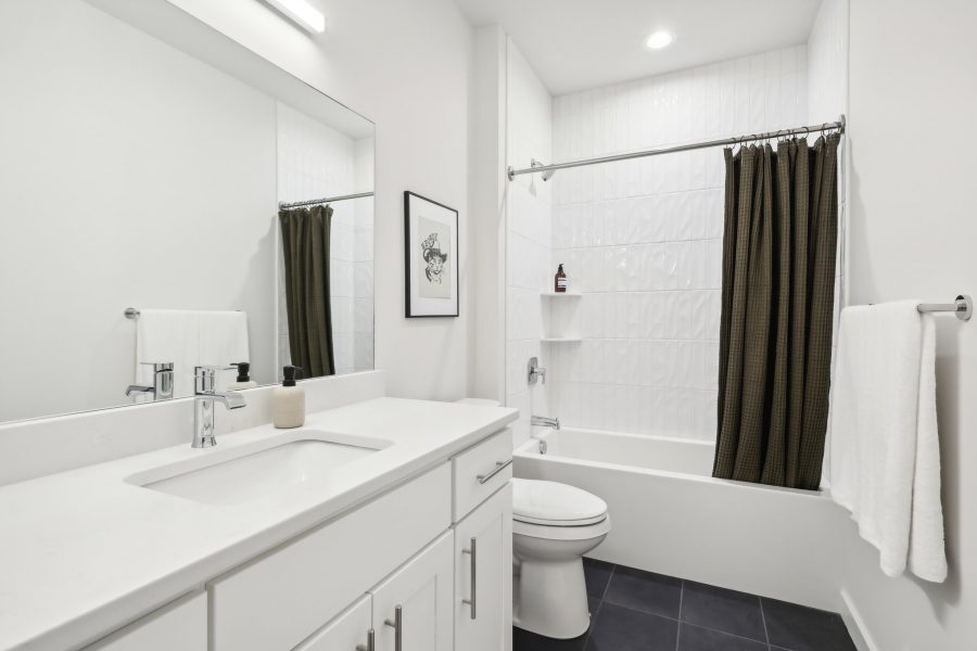 PawPaw Unit Bathroom with Shower and Tub