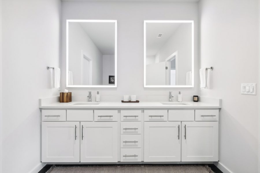 PawPaw Unit Dual Sink Bathroom