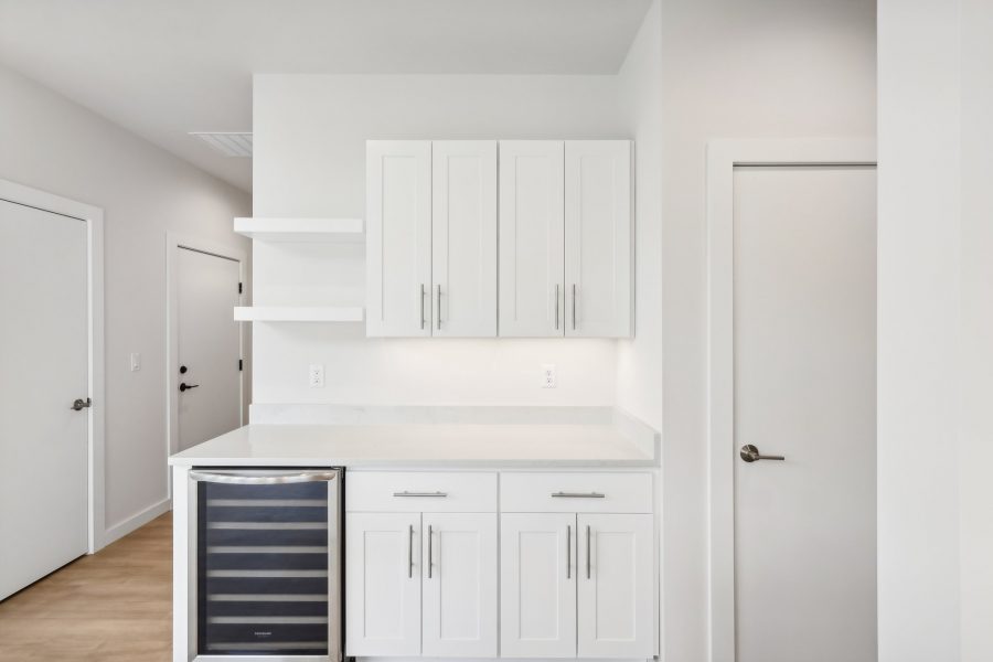 Willow Unit Main Living Area Wine Bar and Coffee Area Next to the Kitchen