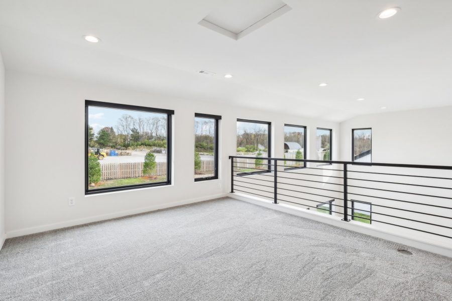 Willow Unit Loft Area, Looking Toward the Windows